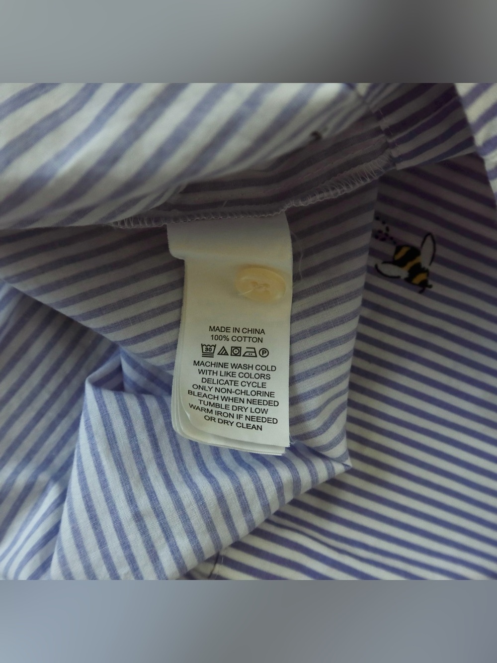kate spade Abuzz Poolin Light Blue & White Striped Ruffle-Front Dress - Picture 4 of 4